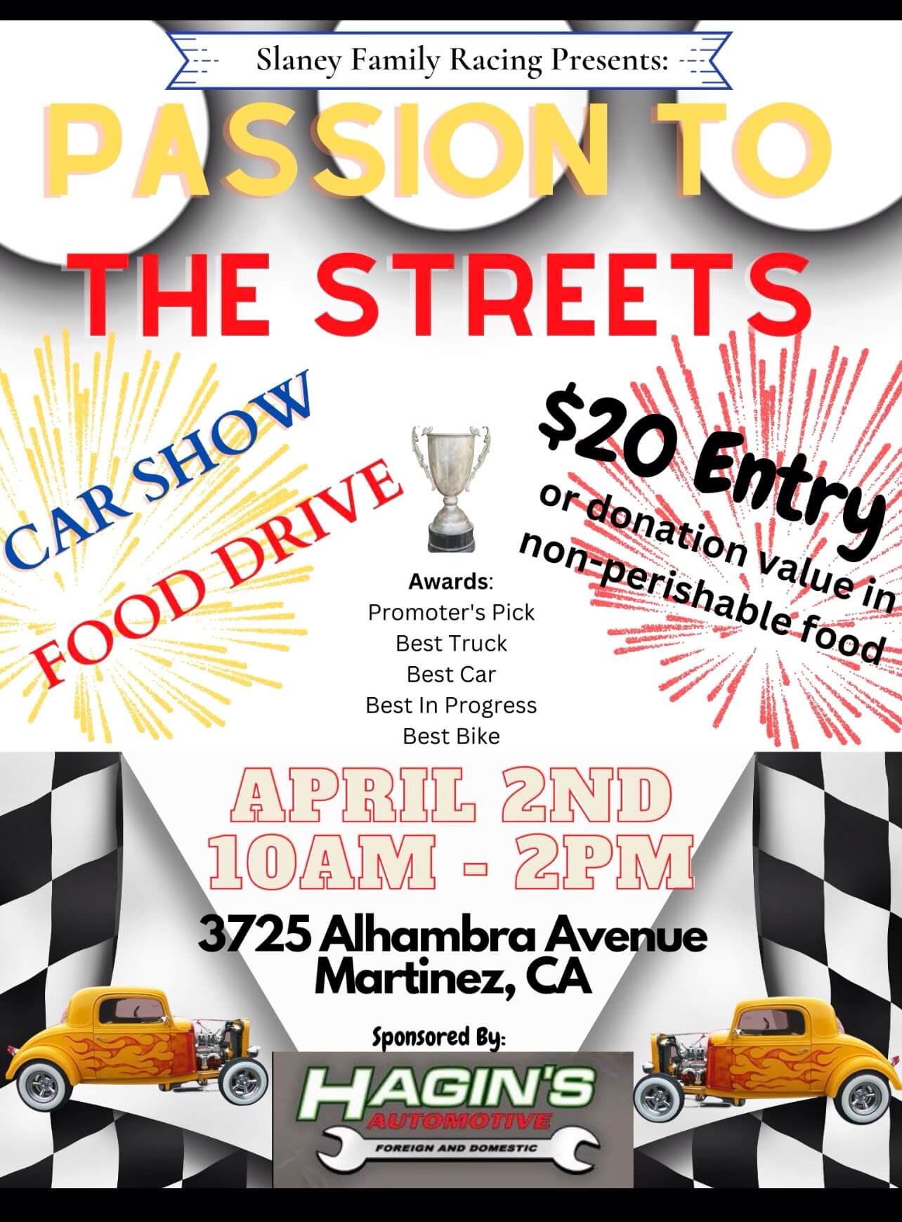 Passion To The Streets | Car Show Food Drive Passion To The Streets | Car Show Food Drive